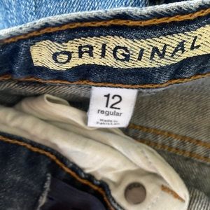 2 pairs gap jeans boys size 12. Used but great conditions
